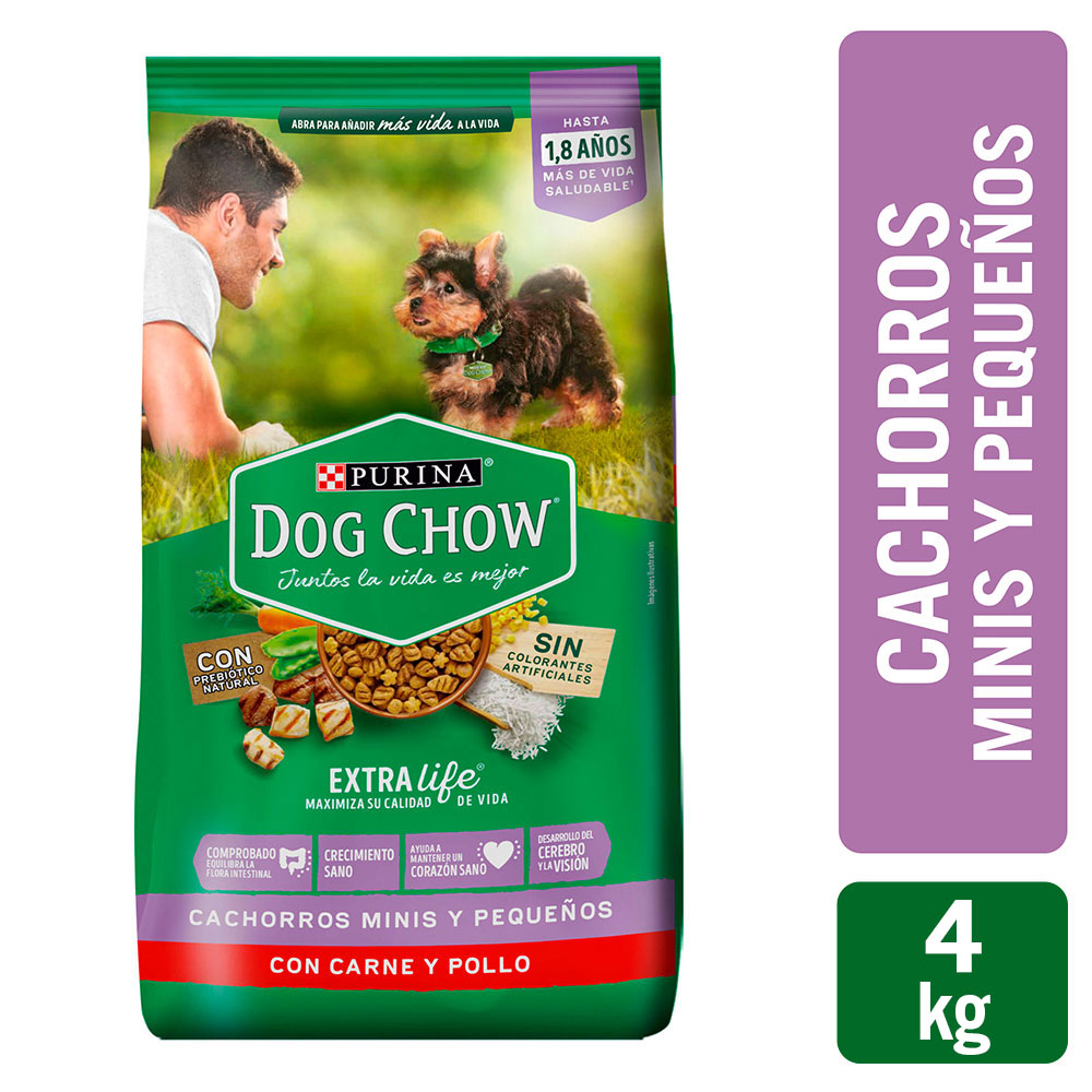 Dog Chow Cachorro Extra Life Minis/Peq 4kg (8.8lb)