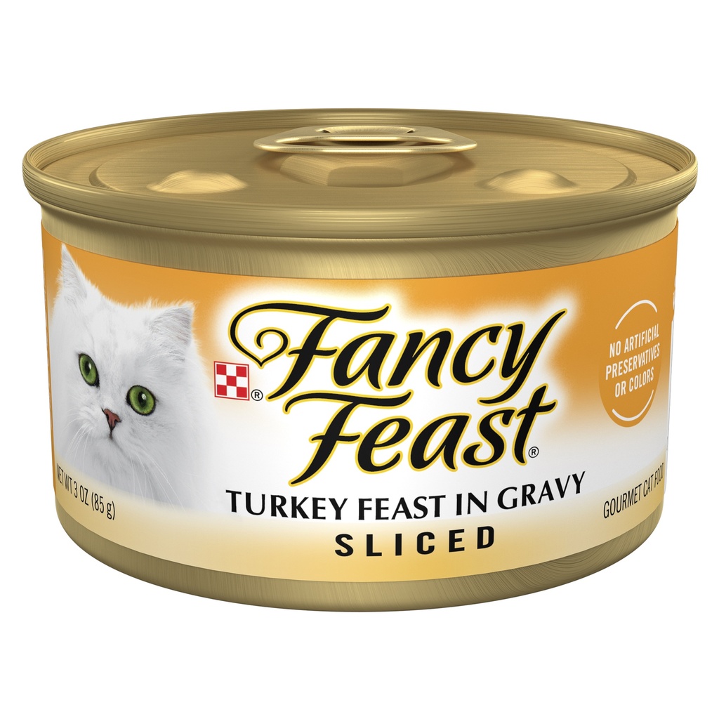 Fancy Feast Sliced Turkey Feast in Gravy 85g (3oz)