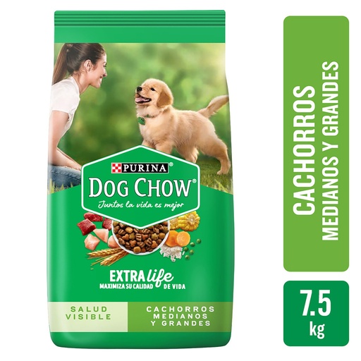 [12398489] Dog Chow Cachorro Extra Life Med/Gr 7.5kg (16.5lb)
